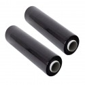 Folia Stretch 23 mic 2,7kg netto 50cm Czarna ZESTAW 2 szt