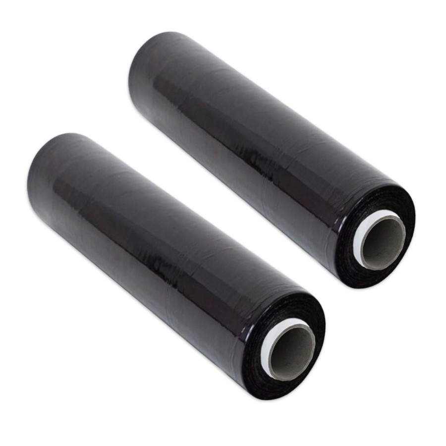 Folia Stretch 23 mic 2,7kg netto 50cm Czarna ZESTAW 2 szt