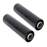 Folia Stretch 23 mic 2,7kg netto 50cm Czarna ZESTAW 2 szt