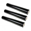 Folia stretch 50cm 23mic 1,65kg netto czarna - ZESTAW 3 szt
