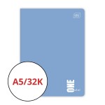 Zeszyt A5 32 Kartek w Kratkę One Color Interdruk