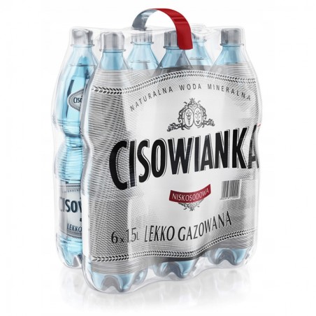 Woda Mineralna Cisowianka Lekko Gazowana Zgrzewka 6x1,5L