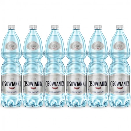 Woda Mineralna Cisowianka Lekko Gazowana Zgrzewka 6x1,5L