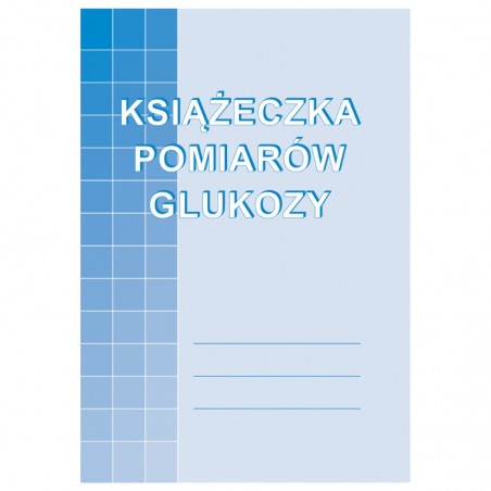 Książeczka pomiarów glukozy M&P Druk M-915-5