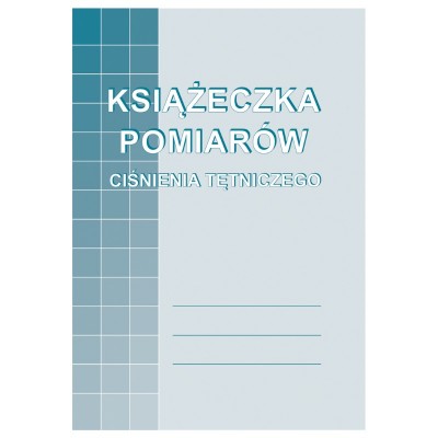 Książeczka pomiarów ciśnienia tętniczego M&P Druk M-910-5