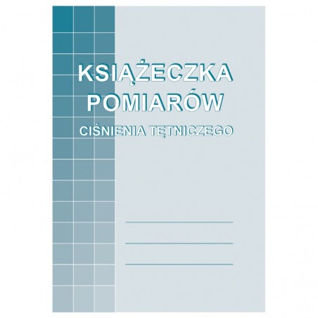 Książeczka pomiarów ciśnienia tętniczego M&P Druk M-910-5