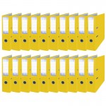 Segregator biurowy A4 75mm Hexagon ŻÓŁTY 20 sztuk