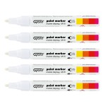 Marker Pisak Olejowy Grand GR25 Biały 1,8mm 5szt
