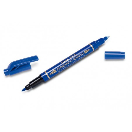 Marker-permanentny-Pentel-N75W-2-koncowki-niebieski