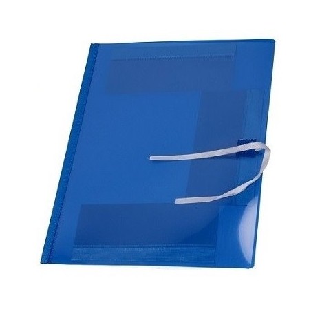 Teczka-Wiazana-Plastikowa-A4-Biurfol-Niebieska