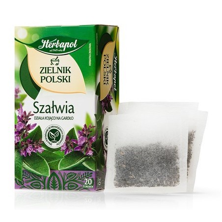 Herbata w saszetkach szałwia Herbapol zielnik polski