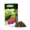 Herbata zielona liściasta z dodatkiem owoców maliny