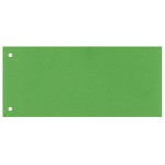 Przekładki kartonowe indeksujące 1/3 A4 zielone