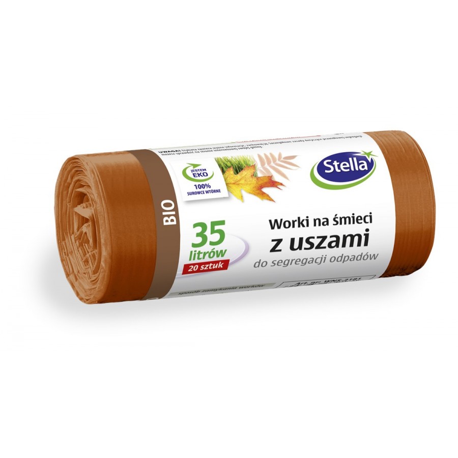 Worki-do-segregacji-odpadow-35L-20szt-brazowe-z-uszami-BIO