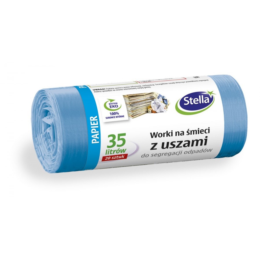 Worki-do-segregacji-odpadow-35L-20szt-niebieskie-z-uszami-PAPIER