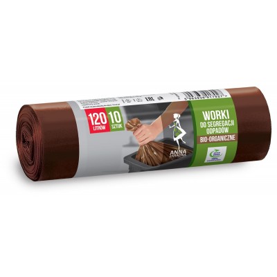 Worki-do-segregacji-odpadow-120L-10szt-brazowe-tradycyjne-BIO-Anna-Zaradna