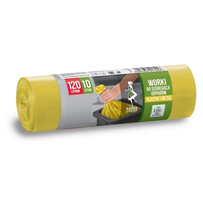 Worki-do-segregacji-odpadow-120L-10szt-zolte-tradycyjne-METAL-PLASTIK-Anna-Zaradna