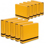 Teczka A4 Vaupe BOX na Dokumenty 50mm z Gumką 10 Szt Żółta