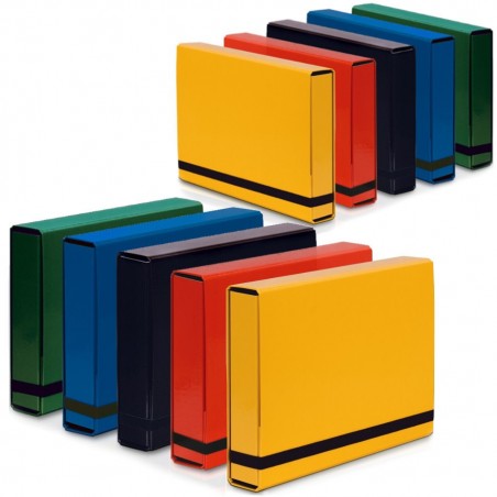 Teczka-A4-Vaupe-BOX-na-Dokumenty-50mm-z-Gumka-10-Szt-Mix-kolorow-Klasyczny