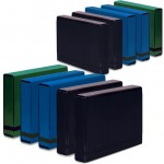 Teczka A4 Vaupe BOX na Dokumenty 50mm z Gumką 10 Szt Mix kolorów Biurowy