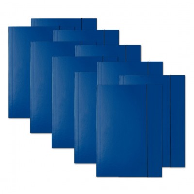 Zestaw-10-Szt-Teczka-A4-Z-Gumka-Esselte-Lakierowana-Granatowa