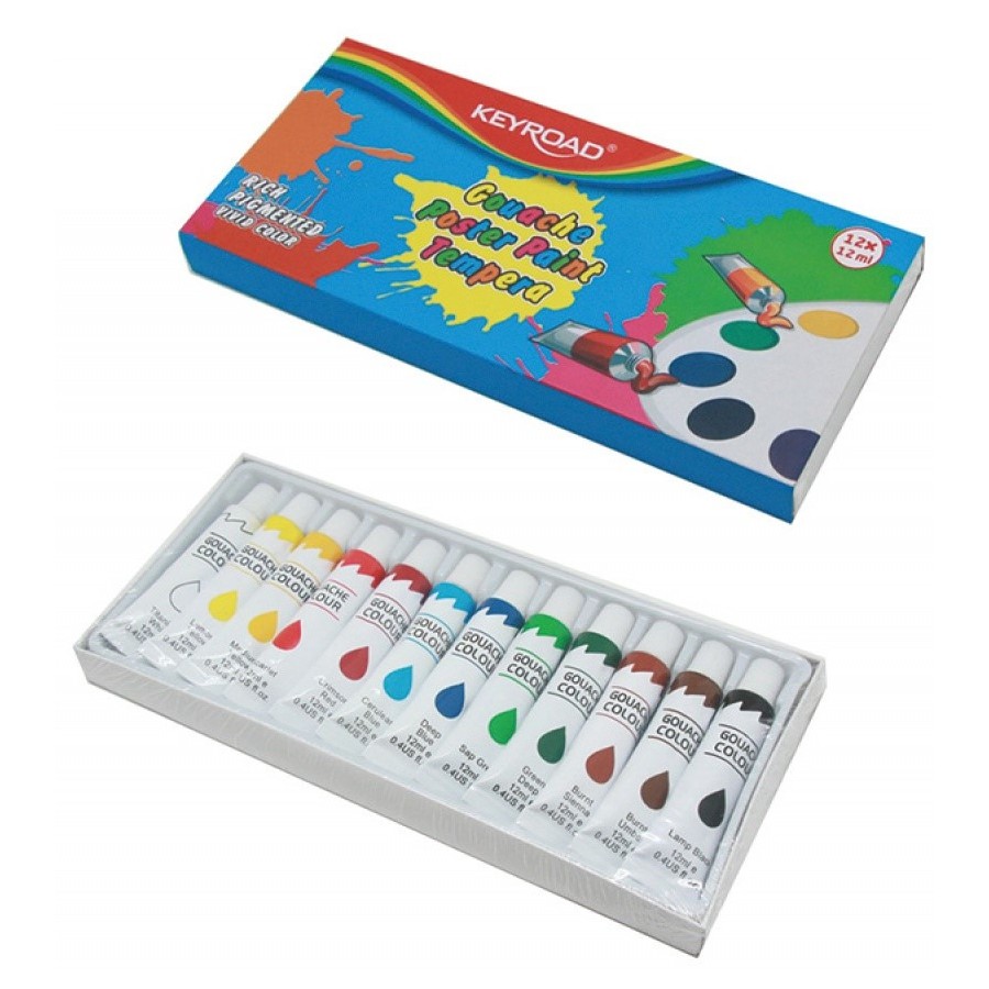 Farby-tempera-KEYROAD-12-kolorow