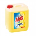 Żółta butelka płynu uniwersalnego do mycia Ajax Boost.
