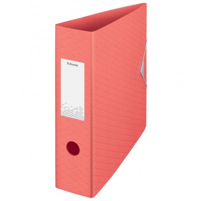 Segregator-A4-Esselte-Colour'Breeze-PP-80mm-koralowy