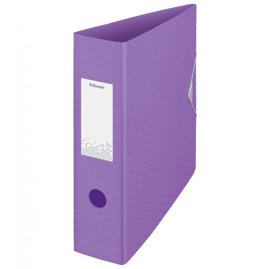Segregator-A4-Esselte-Colour'Breeze-PP-80mm-lawendowy