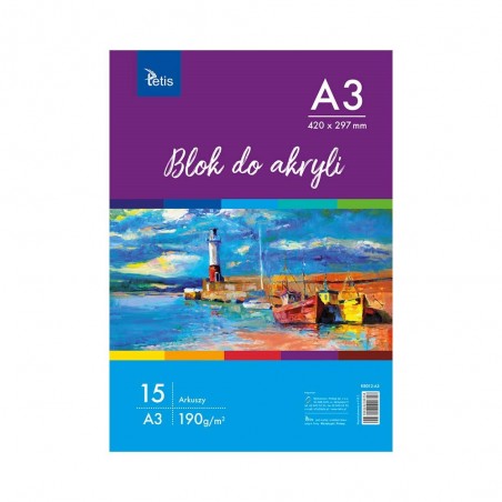 Blok-do-Malowania-Farbami-Akrylowymi-Olejnymi-A3-190-g-m2-15-arkuszy