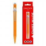 Długopis CARAN D’ACHE 849 Gift Box Fluo Line Orange, Pomarańczowy