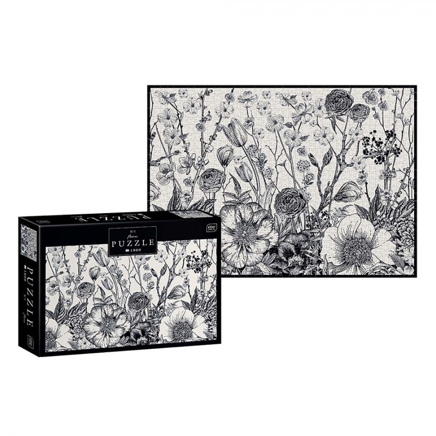 Puzzle-1000-elementow-Kwiatek-Interdruk-Flowers