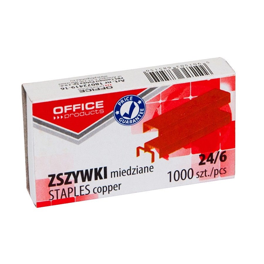 Zszywki-Office-Product-Miedziane-24-6-1000-szt