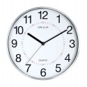 Zegar-Ścienny-Unilux-Aria-30-5cm-okragly-Metaliczny-Srebrny