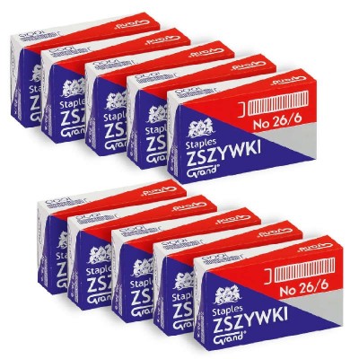 Zszywki-GRAND-1000-szt-26-6-Srebrne-10-szt