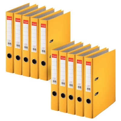 Segregator-Esselte-Eco-A4-50-MM-ŻÓŁTY-10-szt