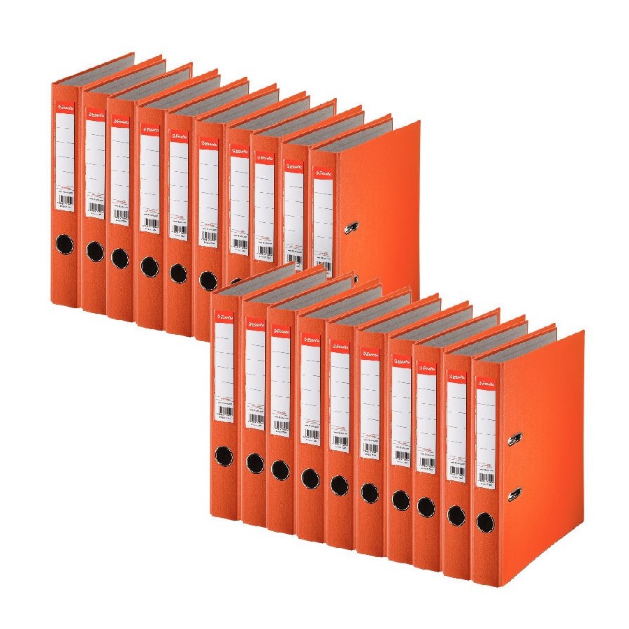 Segregator-Esselte-Eco-A4-50-MM-POMARAŃCZOWY-20szt