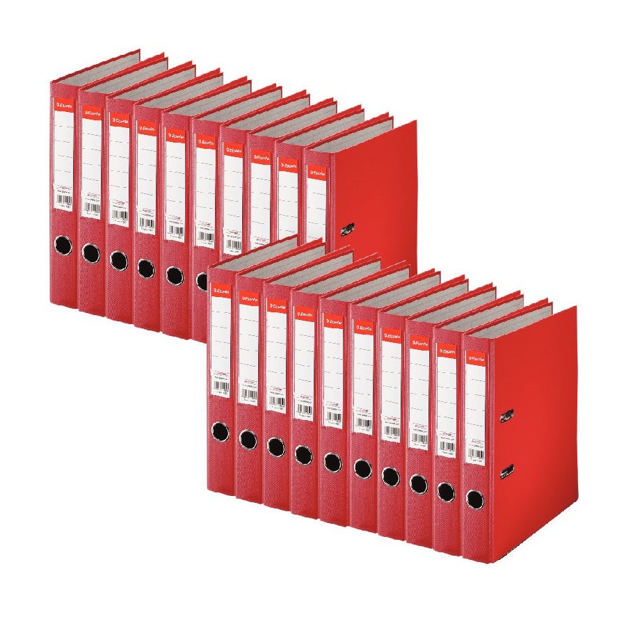 Segregator-Esselte-Eco-A4-50-MM-CZERWONY-20-szt