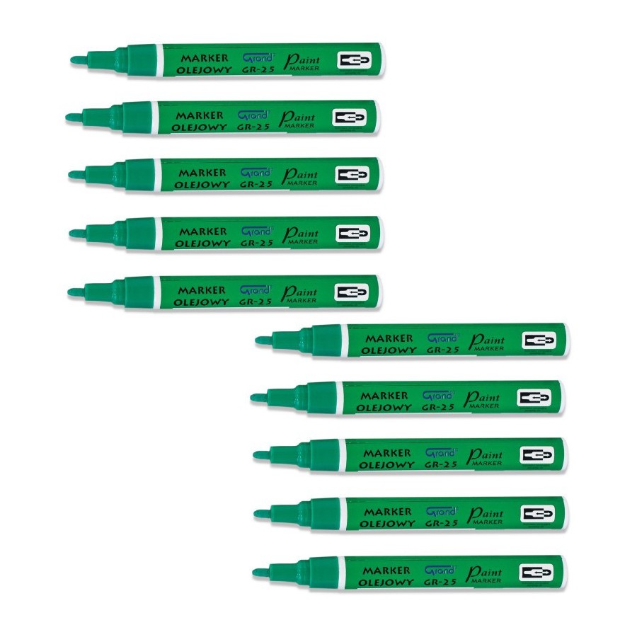 Marker-Pisak-Olejowy-Grand-Zielony-1-8mm-10szt