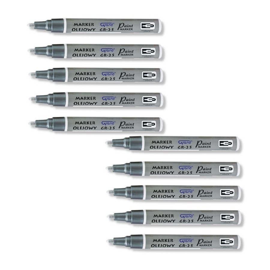 Marker-Pisak-Olejowy-Grand-Srebrny-1-8mm-10szt