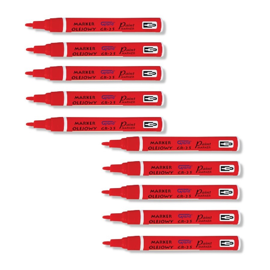 Marker-Pisak-Olejowy-Grand-Czerwony-1-8mm-10szt